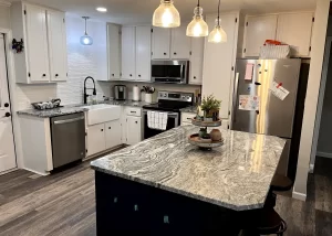 refinished cabinets kitchen byars construction